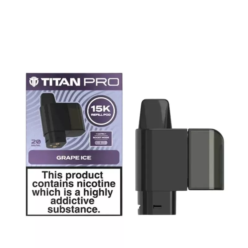 Titan Pro 15K Grape Ice Refill Pods
