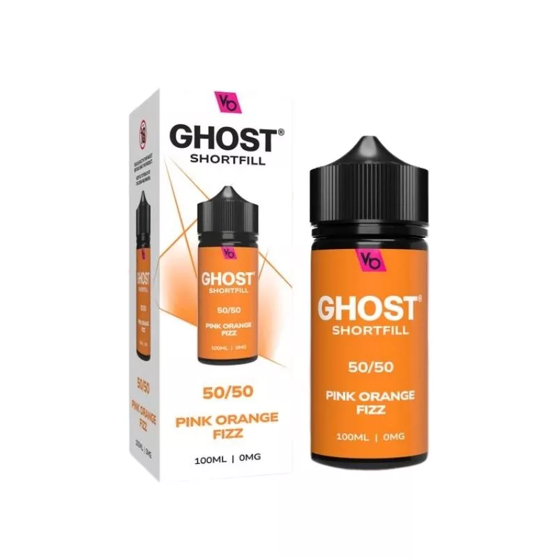 Vapes Bars Ghost Pink Orange Fizz 100ml Shortfill