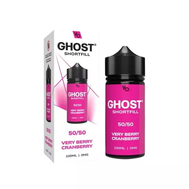 Vapes Bars Ghost Very Berry Cranberry 100ml Shortfill