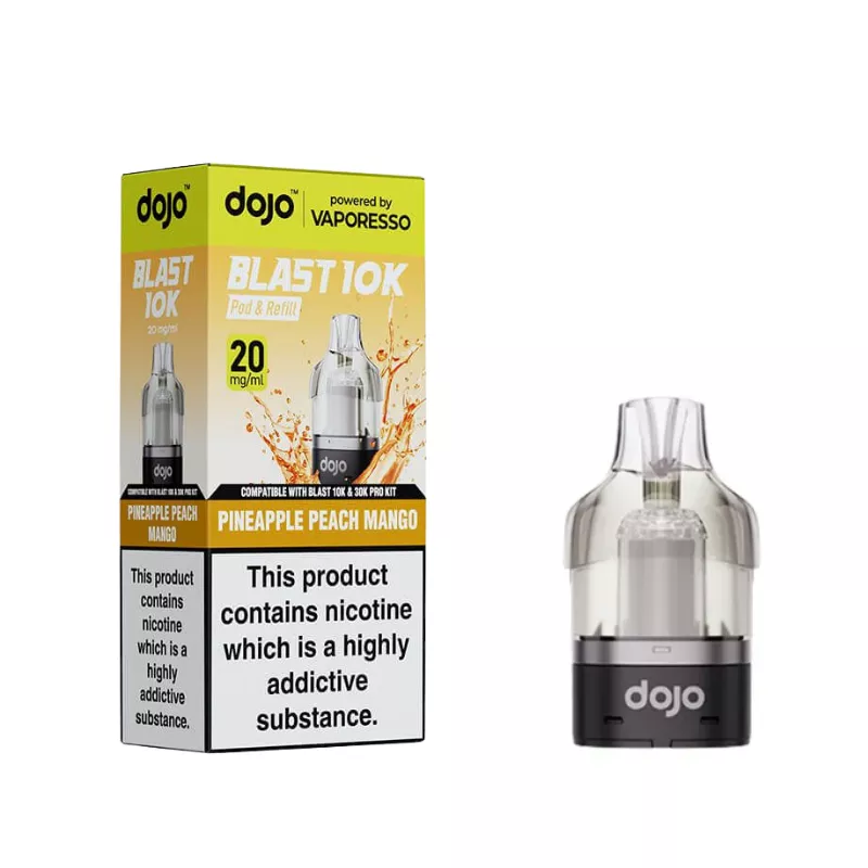 Vaporesso Dojo Blast 10K Pineapple Peach Mango Prefilled Pods