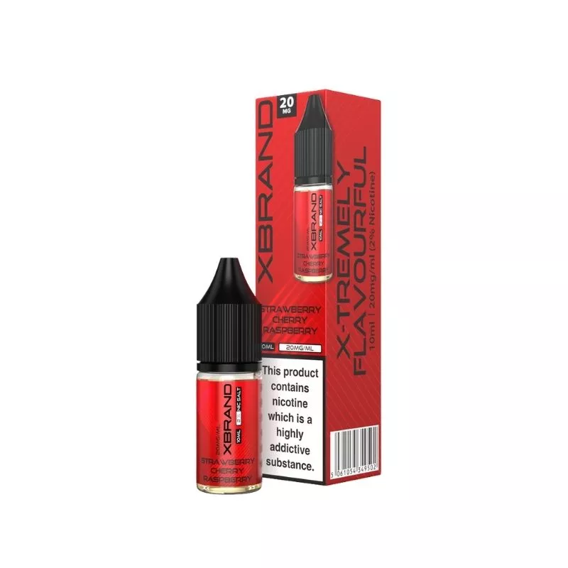 XBrand Strawberry Cherry Raspberry 10ml Nic Salts