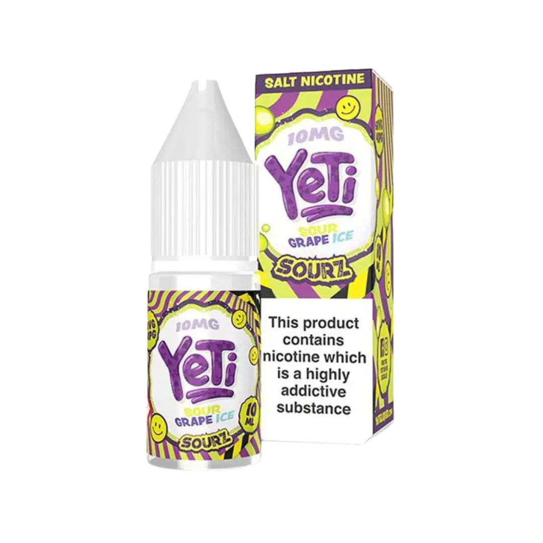 Yeti Sourz Sour Grape Ice 10ml Nic Salt