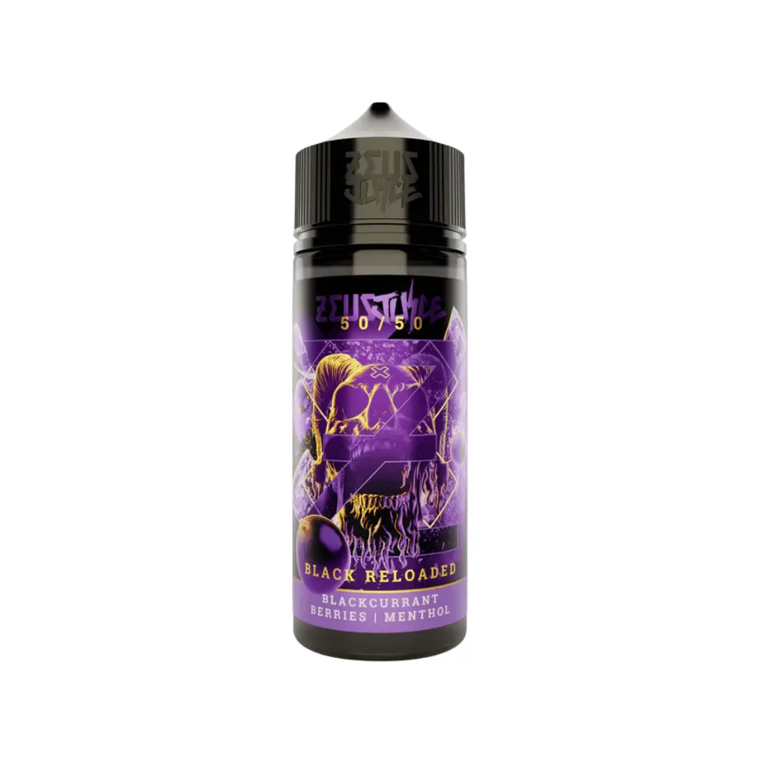 Zeus Juice 50/50 Black Reloaded 100ml Shortfill